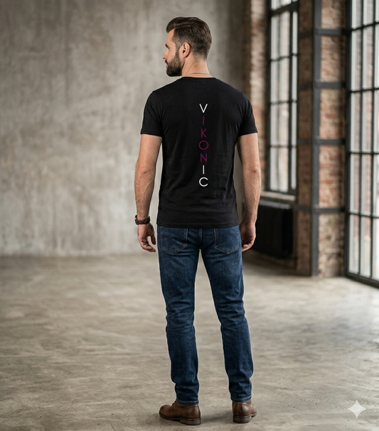 Vikonic Originals - Black T-Shirt.